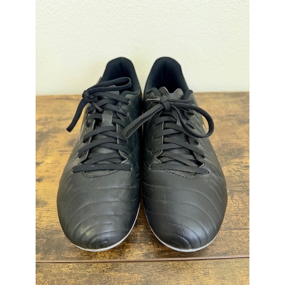 Nike Legend 6Y Club Mens Cleats Black Bright Blue Lace-Up Soccer Cleat - Picture 2 of 8